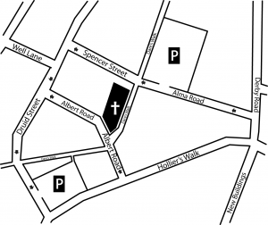 Plan showing one way streets